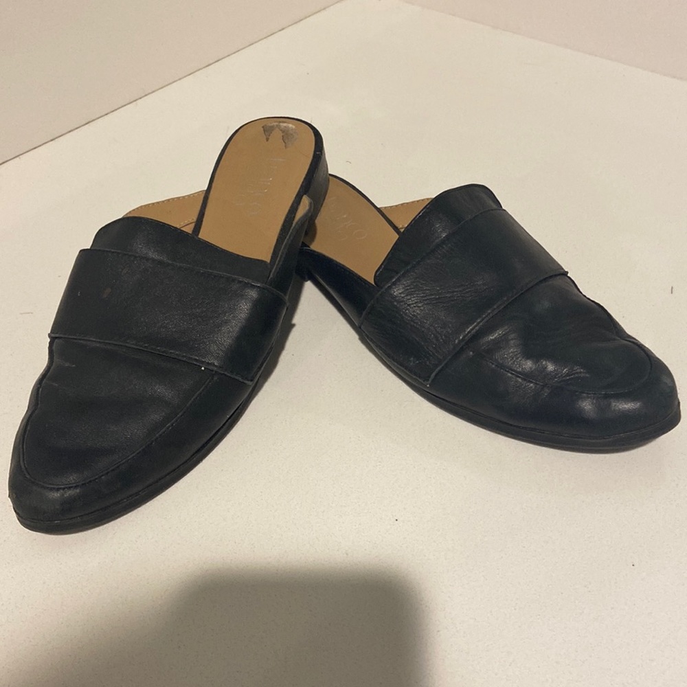 Franco Sarto black loafer slip on
